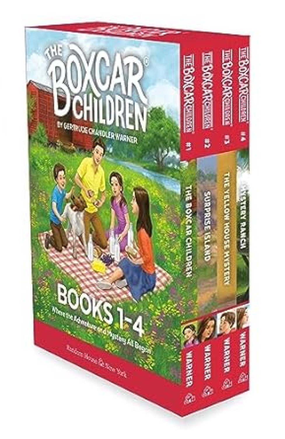 THE BOXCAR CHILDREN : BOOKS 1-4